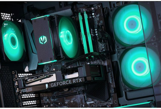 Actina Гейминг Настолен Компютър Ryzen 5-8400F 16GB DDR5 1TB SSD GeForce RTX 5060 Без Операционна Система