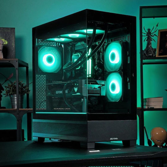 Actina Гейминг Настолен Компютър Ultra 7-270K Плюс 32GB DDR5 1TB SSD GeForce RTX 5080 Без Операционна Система