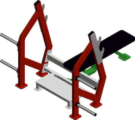 EBX Horizontal Trainingsbänke mit Ständern