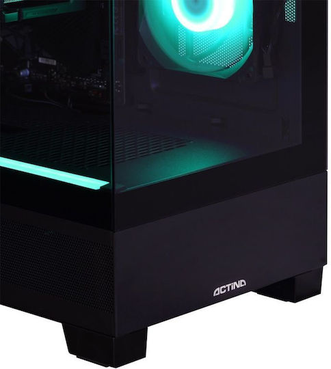 Actina Настолен Компютър Ryzen 5-8400F 16GB DDR5 1TB SSD Radeon RX 580 Без Операционна Система