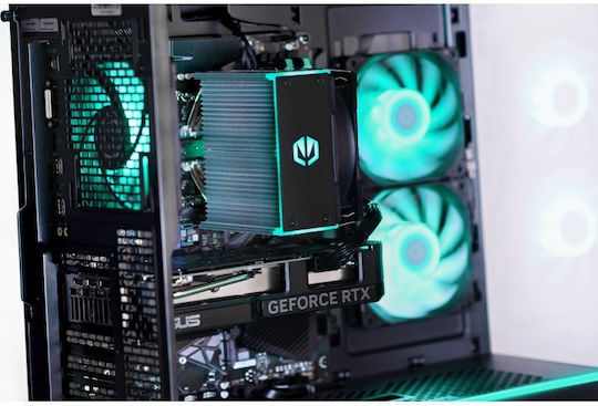 Actina Настолен Компютър Ryzen 5-8400F 16GB DDR5 1TB SSD Radeon RX 580 Без Операционна Система