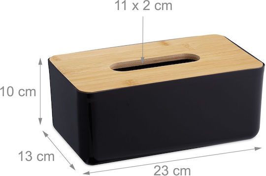 Relaxdays Suport Pentru Șervețele Din Lemn Maro 10x13x23cm 10041604_46