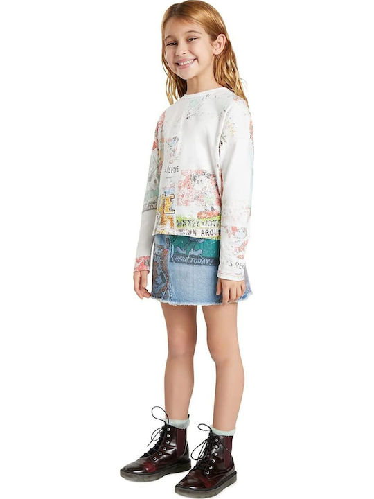 Kids White Top Vintage Mickey