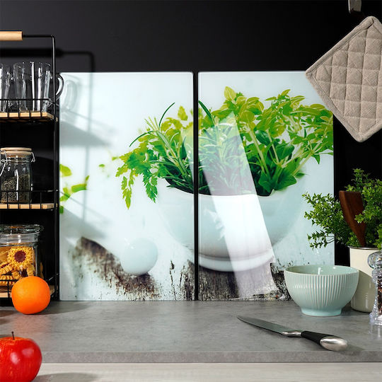 Vilde Glas Schneidebrett Set 60x52cm Vilde Glas Schneidebrett Set 60x52cm