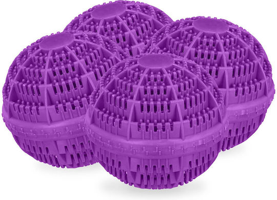 Relaxdays Waschbälle Lila 9,5x10,5cm Wiederverwendbar Ohne Waschmittel Relaxdays Waschbälle Lila 9,5x10,5cm Wiederverwendbar Ohne Waschmittel