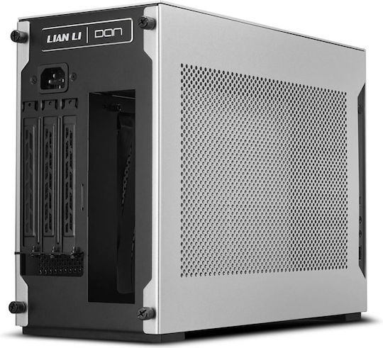 Lian Li A4-H2O Mini Tower Κουτί Υπολογιστή Ασημί