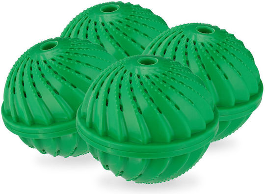 Set 4 Relaxdays Waschbälle Grüne 9x10.5cm Wiederverwendbar Ohne Waschmittel Set 4 Relaxdays Waschbälle Grüne 9x10.5cm Wiederverwendbar Ohne Waschmittel