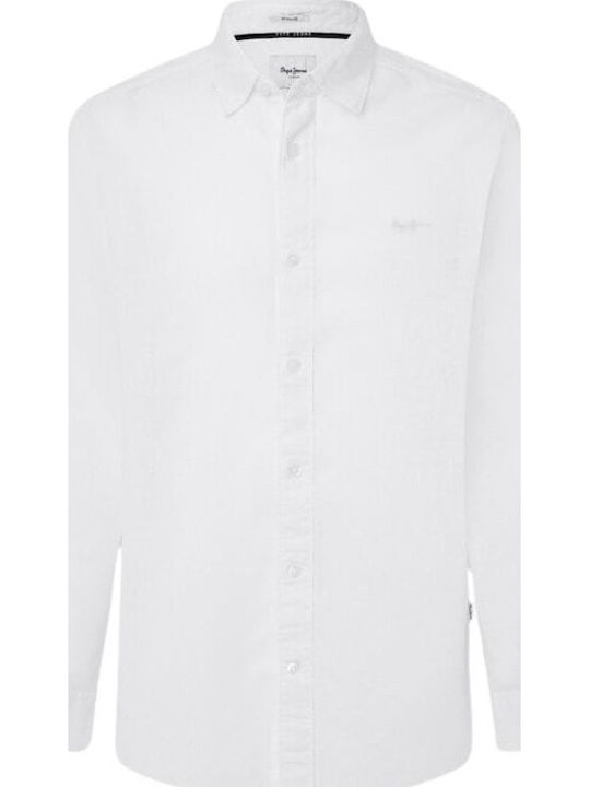Paytton Βαμβακερό Πουκάμισο σε Κανονική Γραμμή White
