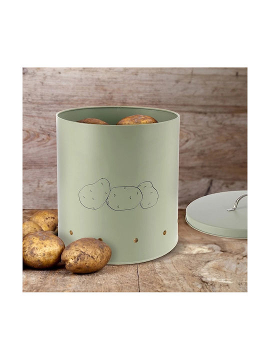Orion General Use Vase with Lid Metallic Green 8700ml