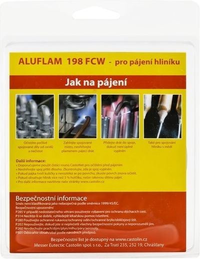 Aluminiumkern Draht Flam 198 FCW 2m*2mm Cas 515756