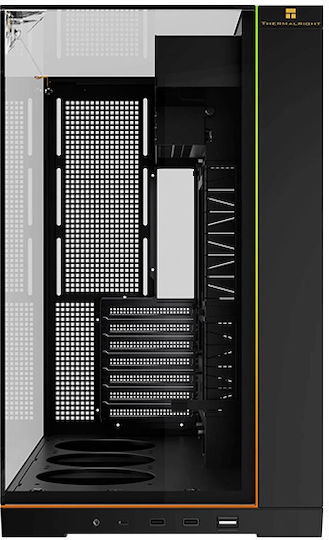Thermalright A70 ARGB Gaming Midi-Turm Computergehäuse mit Seitenfenster Schwarz