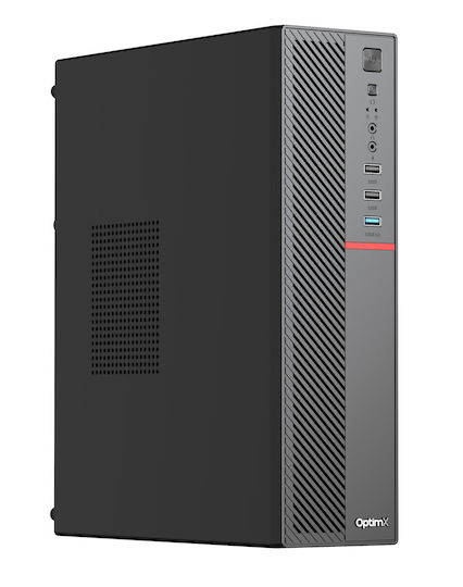 OptimX T5 SFF + Kit Tastatură și Mouse Wireless Recondiționat Grad A (Core i5-9500T/8GB/256GB SSD/W11 Pro)