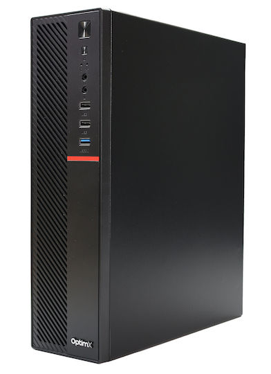 OptimX T5 SFF + Kit Tastatură și Mouse Wireless Recondiționat Grad A (Core i5-9500T/8GB/256GB SSD/W11 Pro)