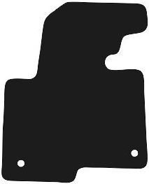 Polyamide Driver Mat Hyundai Santa Fe Iii 7-seater 2012 Rubberized Driver Mat