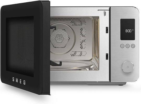 Smeg Mikrowellenofen mit Grill 27lt Schwarze