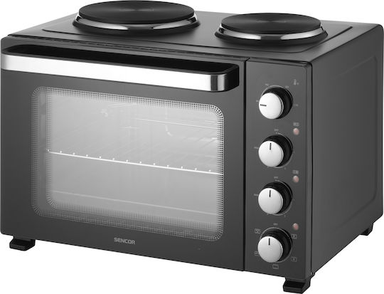 Sencor Cuptor Electric 35l cu 2 Plite Negru