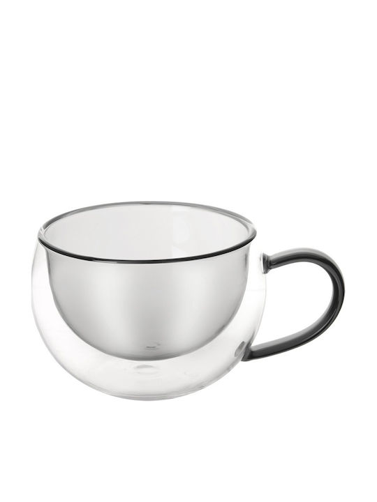 Orion Set Tassen Kaffee Glas Kaffee 300ml 2 Stück