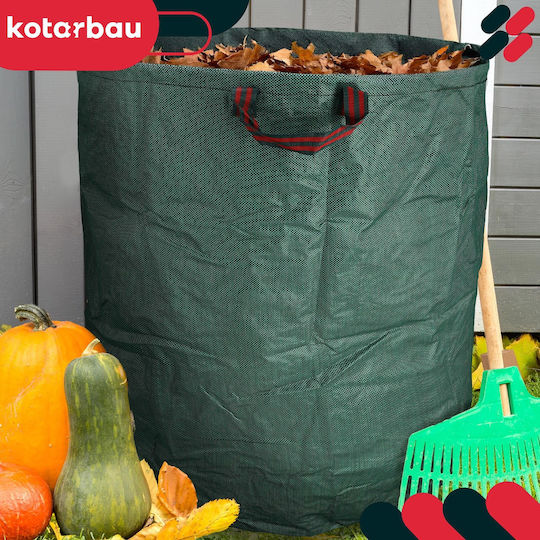 Garden Basket Leaves Grass Round Foldable Large 635 L Set 5 Pcs