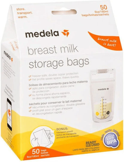 Medela Σακουλάκια Αποθήκευσης Μητρικού Γάλακτος 210ml 50τμχ