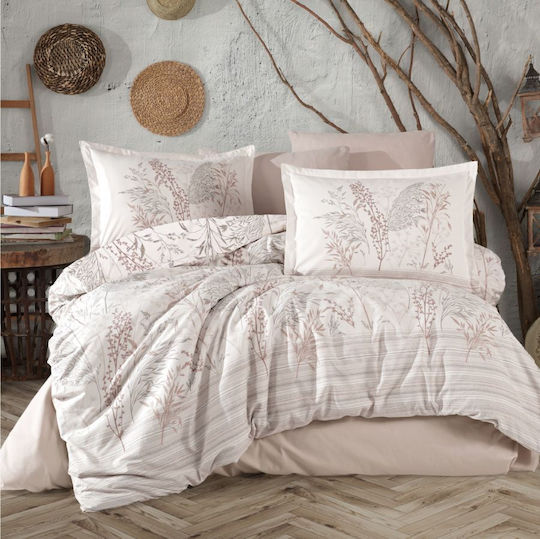 Clasy Home Σετ Μονή 160x220cm Μπεζ