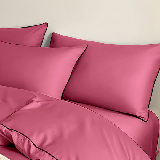 Set Huse Pentru Pilote Simplu 150x220cm Fuchsia