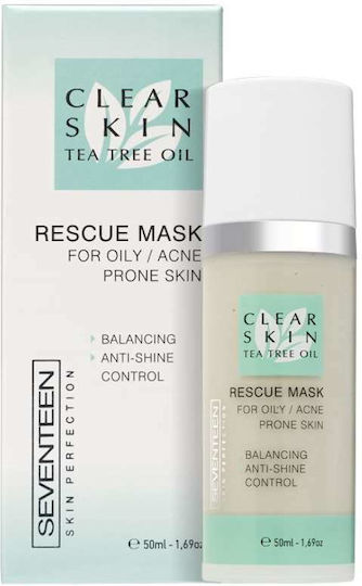 Seventeen Clear Skin Rescue Μάσκα Προσώπου 50ml