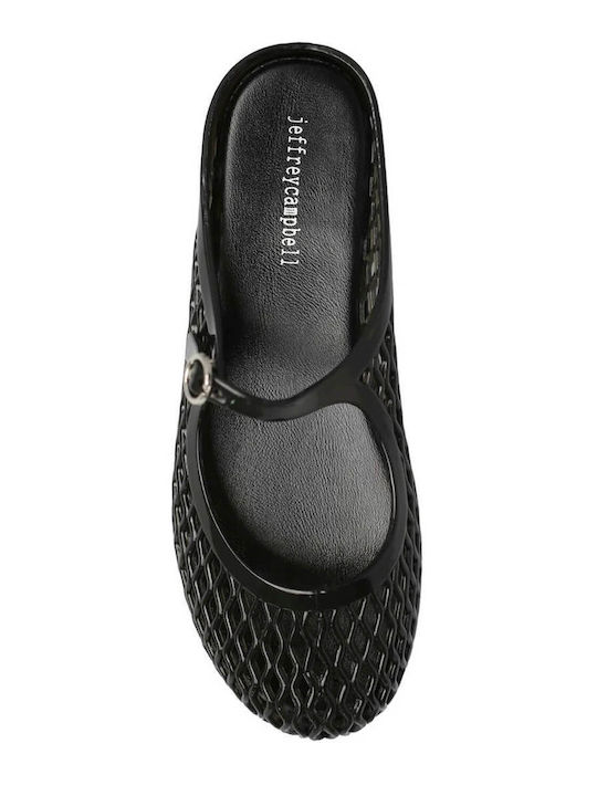 Leather Mules with Heel in Black Colour