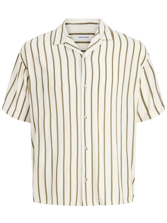 Short Sleeve Shirt in Regular Fit Moonbeam