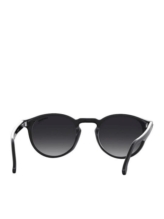 Carrera Unisex Sunglasses with Black Horn-Rimmed Frame and Grey Polarized Lens 301/S 807/Q3
