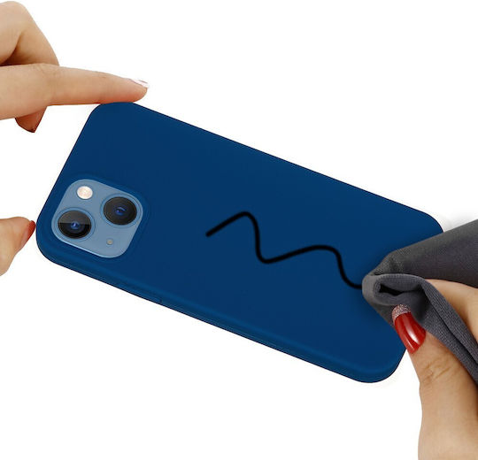 Husă Protectoare Flippy Compatibilă Huawei Nova 9 Silicon Lichid Albastru Închis