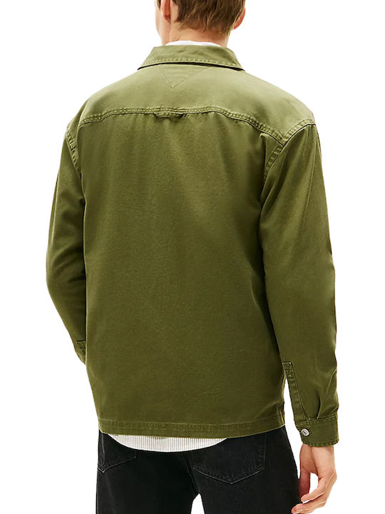 Tommy Hilfiger Denim Overshirt Oliv