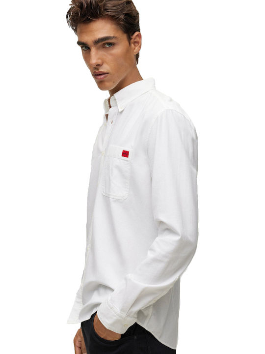 Evito Long-sleeved Cotton Shirt White
