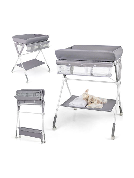 Costway Travel Changing Pad from Grey Fabric