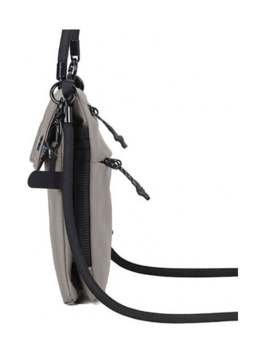 Herren Handtasche Grau