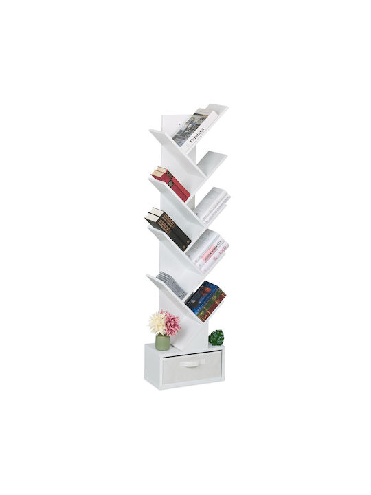 Weißes Bücherregal 146x22x38cm