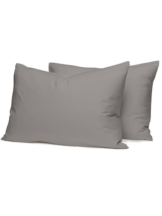 Sunshine Feelings Super-Double Bed Sheets Set with Rubber Hugger 170x205+30cm Paloma Gray 4 Pieces
