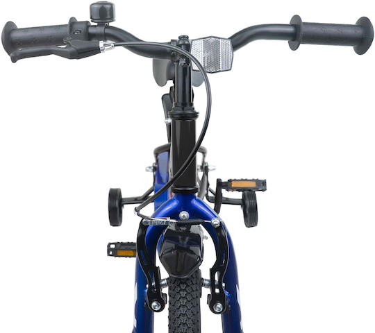 vidaXL Bicicletă Copii BMX Neagră 16"