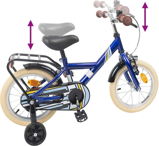 vidaXL 16" Детско Колело BMX Син