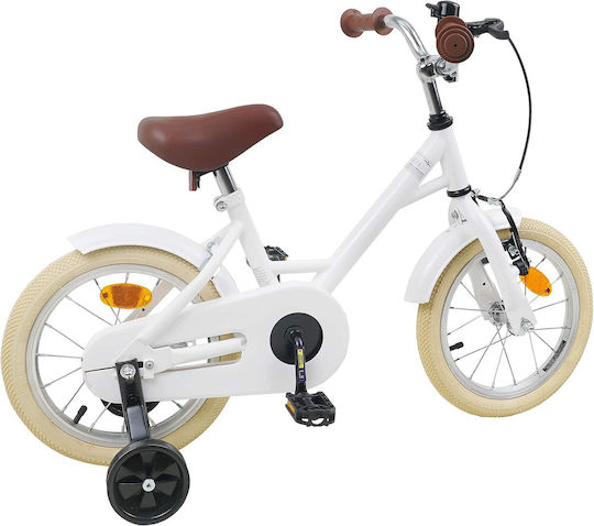 vidaXL 12" Детско Колело BMX Бяло