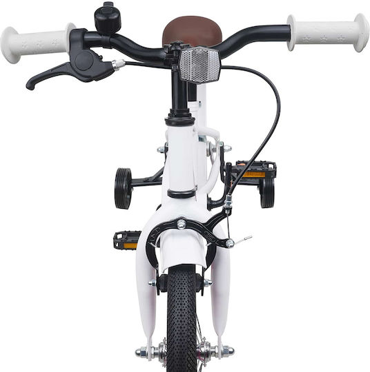 vidaXL 14" Παιδικό Ποδήλατo BMX Λευκό