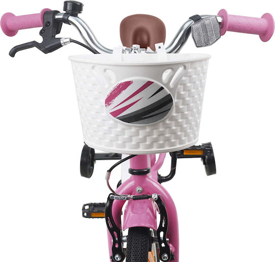 vidaXL 14" Παιδικό Ποδήλατo BMX Ροζ