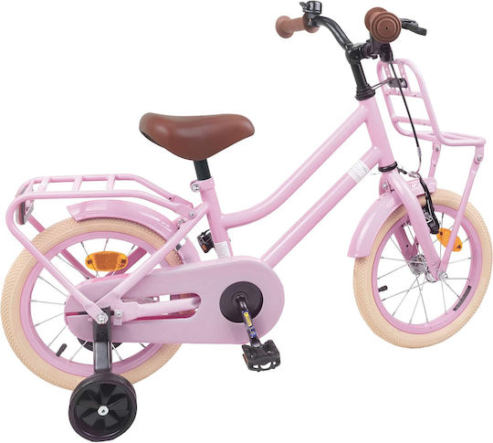 vidaXL 14" Детско Колело BMX Розово