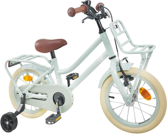 vidaXL 14" Kids' Bicycle BMX Green
