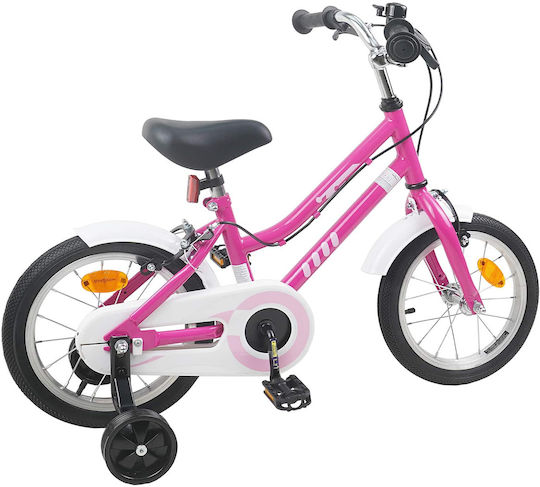 vidaXL 12 Zoll Kinderfahrrad BMX Rosa