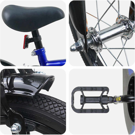 vidaXL 12" Παιδικό Ποδήλατo BMX Μπλε