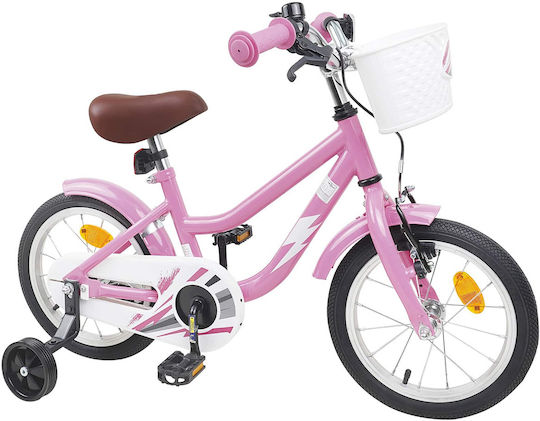 vidaXL 16" Детско Колело BMX Розово