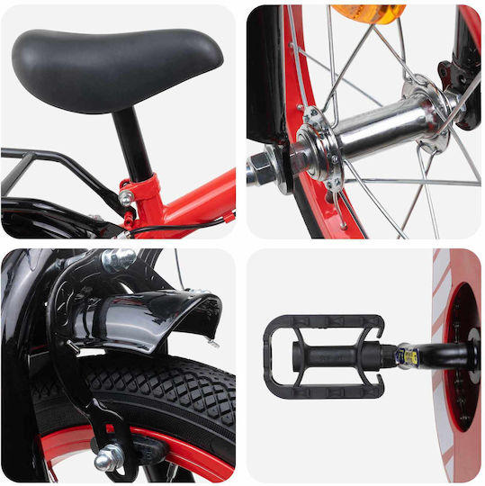 vidaXL Bicicletă Copii BMX 12" Roșie