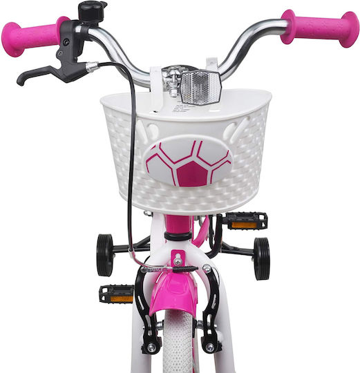vidaXL Bicicletă Copii BMX 14" Roz