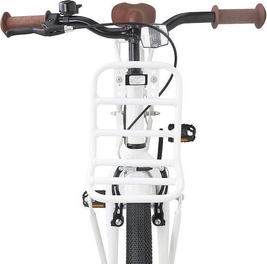 vidaXL 18" Kinderfahrrad BMX Weiß