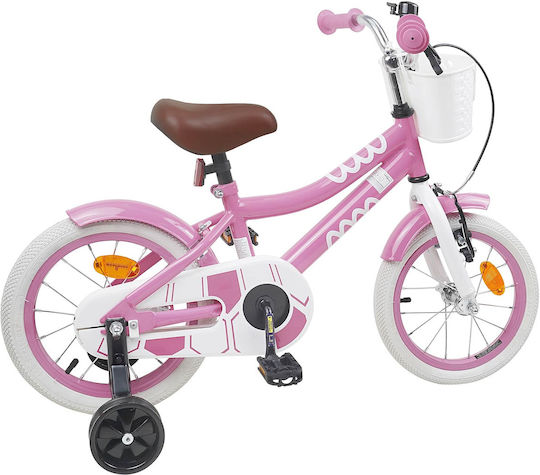 vidaXL 14" Παιδικό Ποδήλατo BMX Ροζ